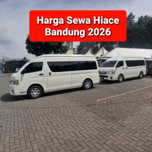 harga sewa hiace bandung 2026
